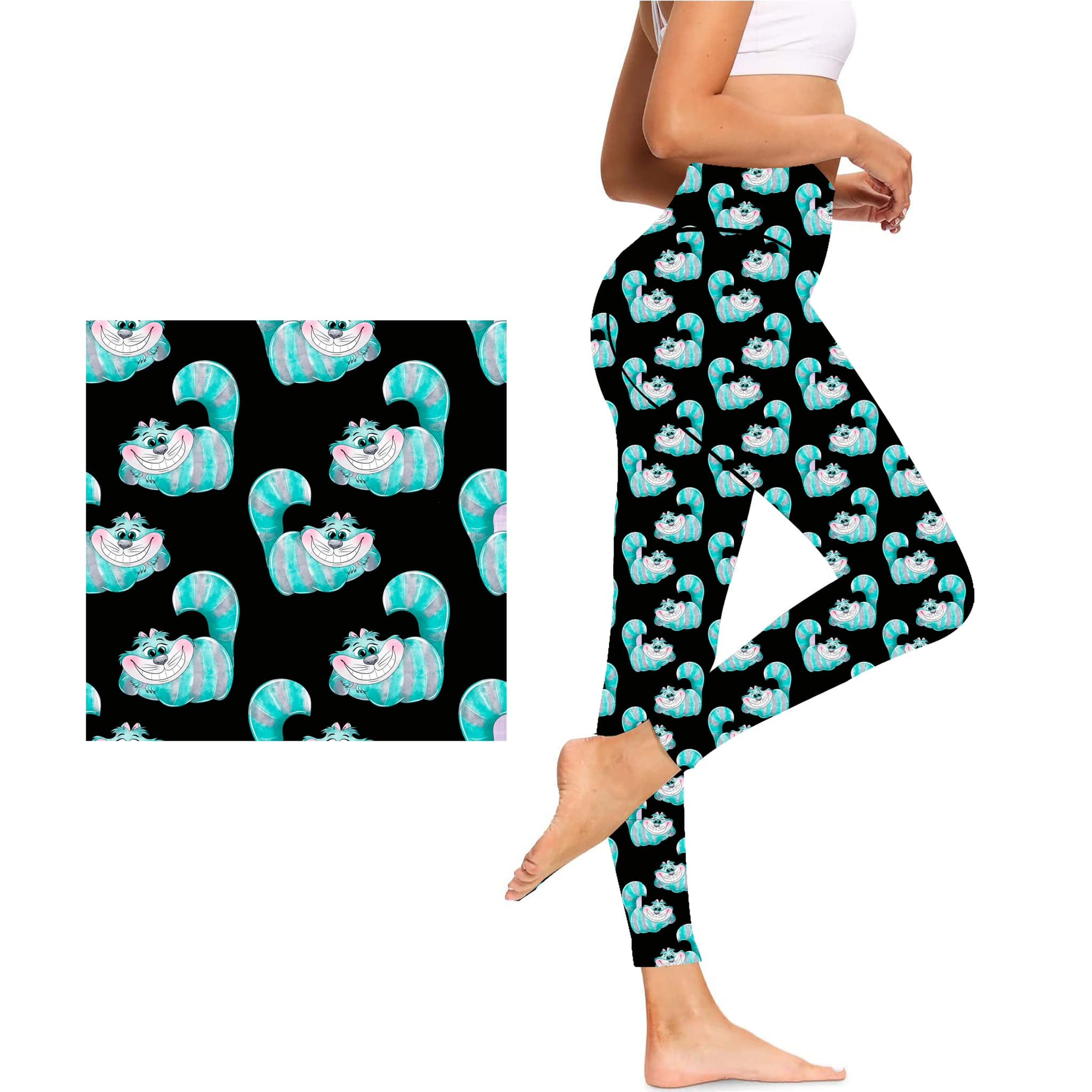 EXTRA CURVY CHESHIRE CAT LEGGINGS