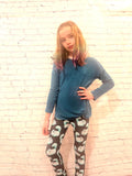 TODDLER WEARING CHESTER LEGGINGS