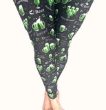 WOMAN WEARING ST. PADDY'S LEGGINGS
