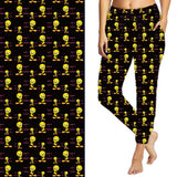 WOMAN WEARING TWEETY BIRD JOGGERS