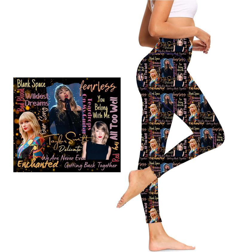 EXTRA CURVY TAYLOR SWIFT LEGGINGS