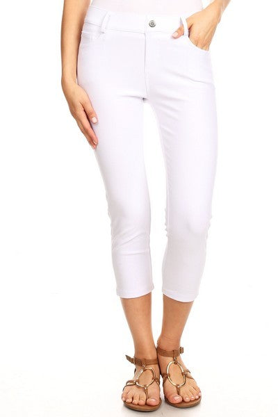 WHITE JEGGINGS