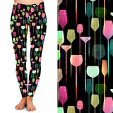 EXTRA CURVY WINE GLASS LEGGINGS