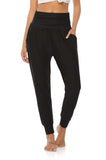 3X-5X BLACK YOGA JOGGERS