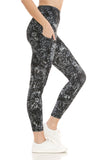 REGULAR BLACK VISIONS LEGGINGS WITH POCKETS