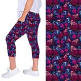 EXTRA PLUS BUTTERFLY LEGGING CAPRIS