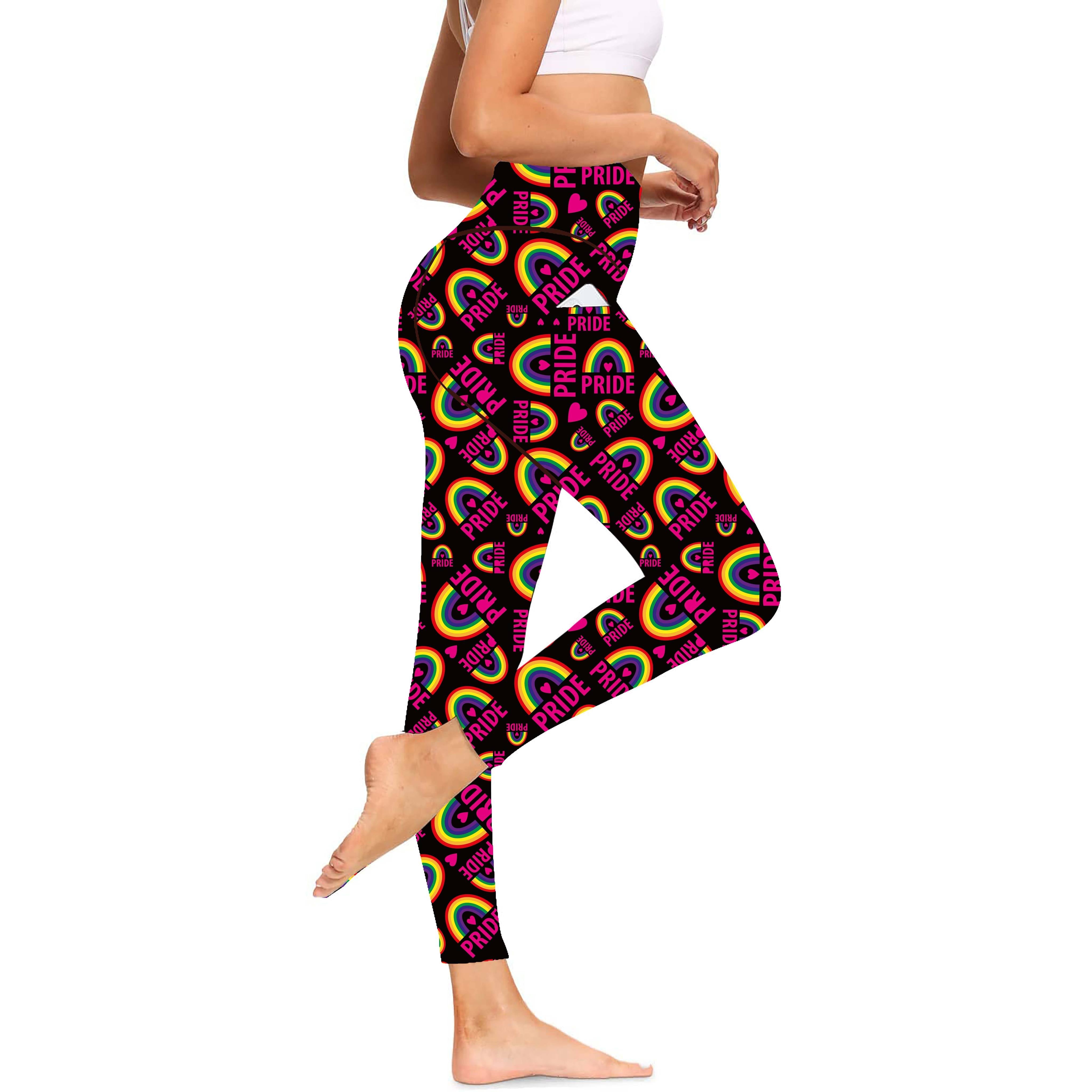 EXTRA PLUS SIZE RAINBOW PRIDE LEGGINGS IN CANADA – Luv 21 Leggings