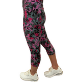 CURVY PINK CAMO LEGGING CAPRIS