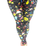 WOMAN WEARING ONE SIZE BOWLING LEGGINGS