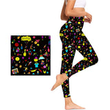 WOMAN WEARING BOWLING LEGGINGS
