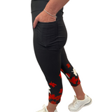 CURVY CANADA DAY LEGGING CAPRIS