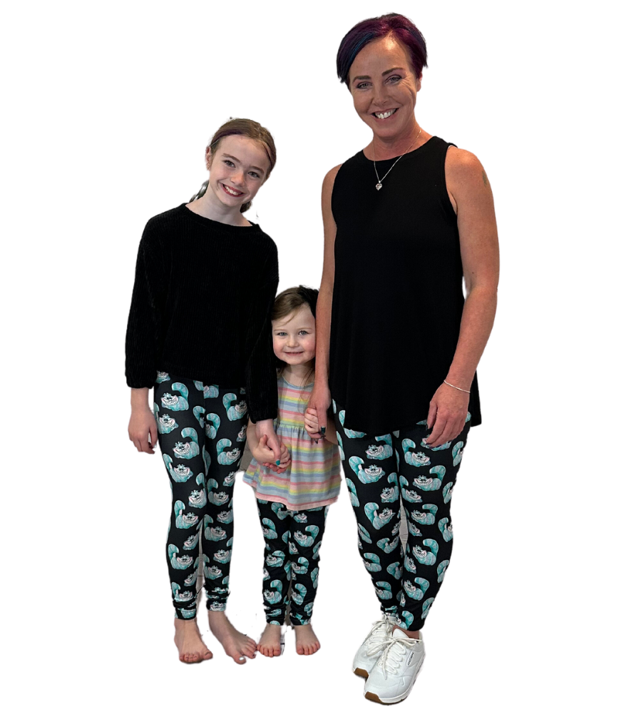 TWEEN SIZE COLOURFUL CHESTER MATCHING MOMMY LEGGINGS IN CANADA