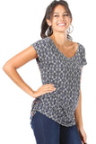 WOMAN WEARING BLUE TOP AND JEGGINGS
