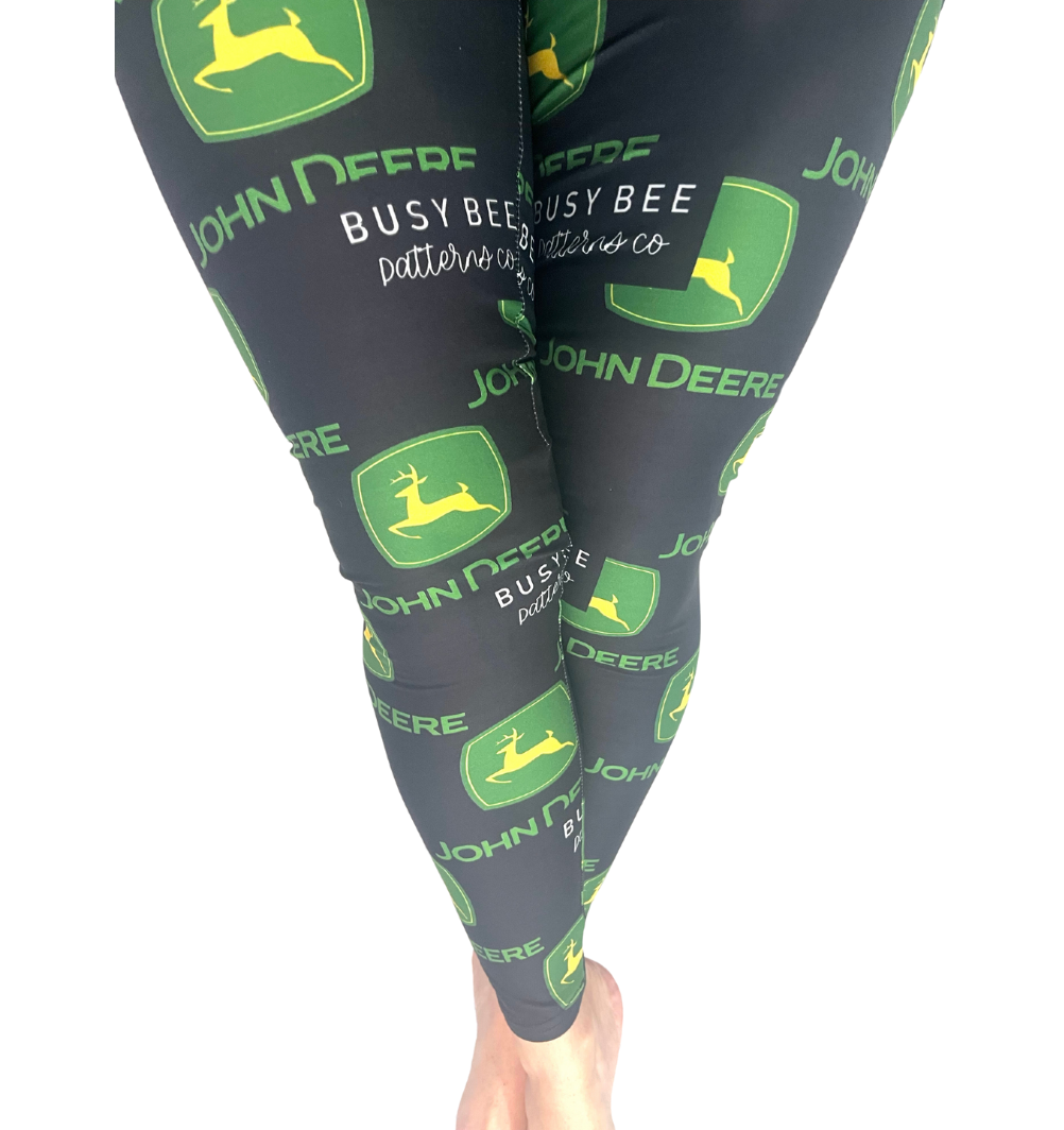 Balance Legging (New! Black and Green) – S+J LABEL