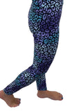 Woman wearing mermaid leggings