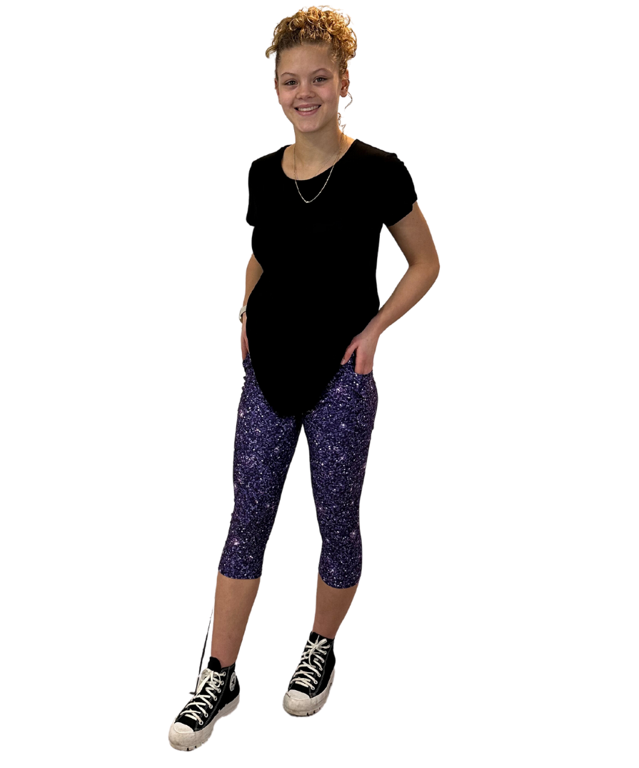 Galaxy capri leggings hot sale