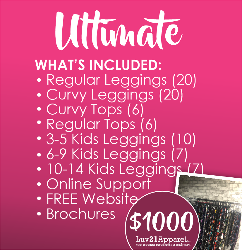 Ultimate Starter Kit – Luv 21 Leggings & Apparel Inc.