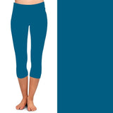 PLUS SIZE TEAL LEGGING CAPRIS