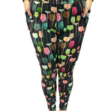 Woman wearing cocktail leggings with pockets